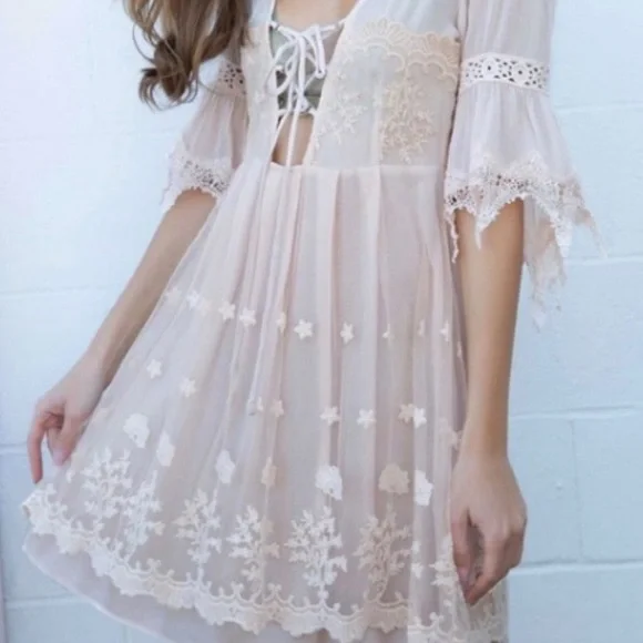 POL Victorian Bustier Corset Mini Cocktail Dress - Picture 3 of 5